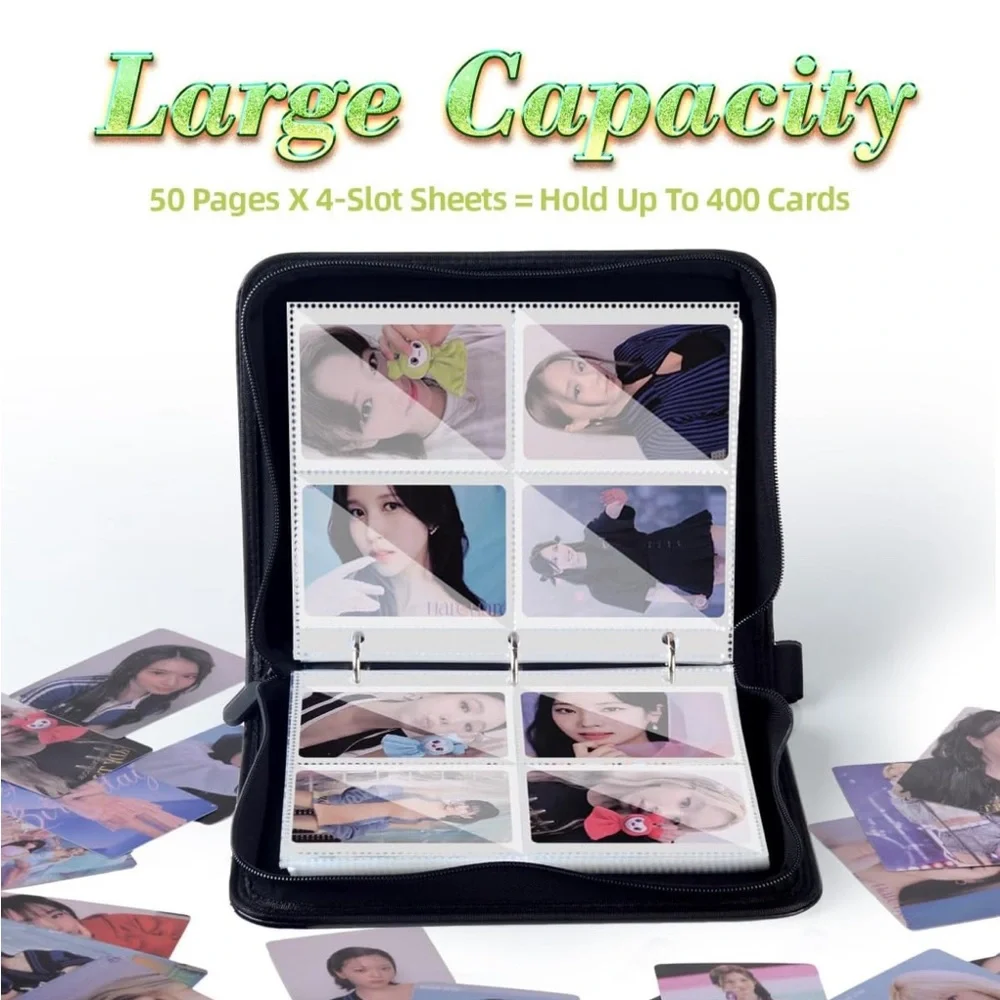 Kpop Twice Trading PhotoCard Binder 400 Photocard Holder Book with Sleeves - Picture 4 of 7